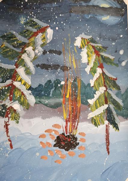 The Twelve Months (Gouache)