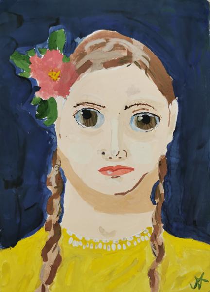 Portrait (Gouache)