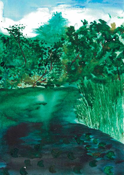 Summer in the Forest (Oil Painting)